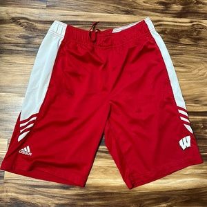 Adidas “Wisconsin Badgers” Shorts